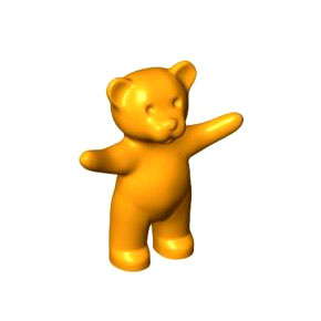 레고 테디 베어 부품 밝은 오렌지빛 Bright Light Orange Teddy Bear, Belville / Scala 4290324[레고정품 브릭스타]