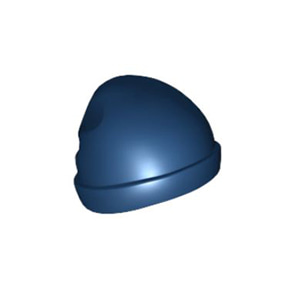 레고 모자 부품 다크 블루 Dark Blue Minifigure, Headgear Cap, Ski Beanie[레고정품 브릭스타]