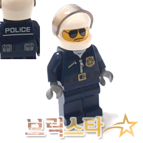 레고 시티 피규어 헬레콥터 파일럿 Police - City Helicopter Pilot, Sunglasses[레고정품 브릭스타]