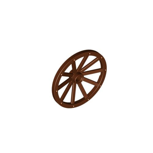 레고 마차 바퀴 부품 적갈색 Reddish Brown Wheel Wagon Huge (43mm D.) 4625993[레고정품 브릭스타]