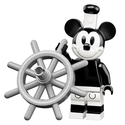 71024 레고 디즈니2탄 미니피규어 빈티지 미키 Vintage Mickey, Disney (Complete Set with Stand and Accessories)[포장윗면살짝개봉]