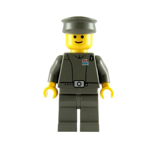 레고 피규어 스타워즈 제국군 장교 Imperial Officer (Captain / Commandant / Commander) - Police Cap, Yellow Head with Standard Grin[레고정품 브릭스타]