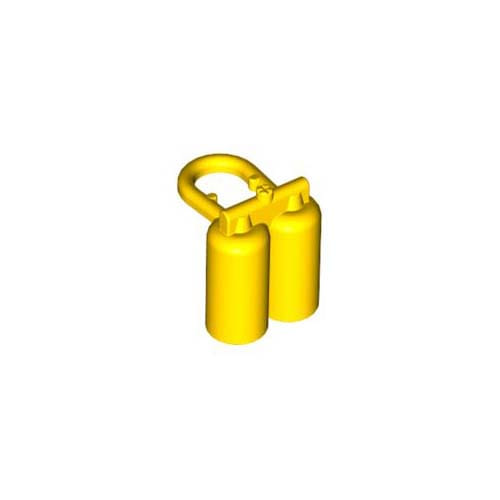 레고 부품 산소통 노란색 Yellow Minifigure, Airtanks 383824