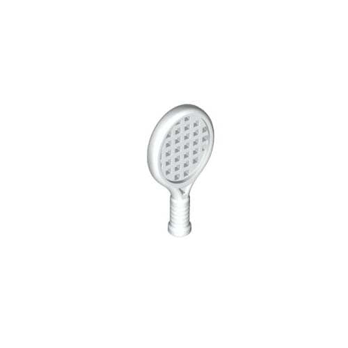 레고 부품 테니스 라켓 흰색 White Minifigure, Utensil Tennis Racket 6079516