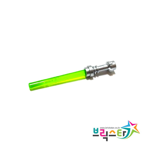레고 부품 무기 스타워즈 광선검 투명 밝은 녹색 Minifigure, Weapon Lightsaber