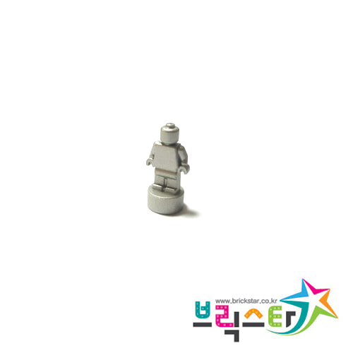 레고 부품 트로피 피규어 모양 메탈릭 실버 Metallic Silver Minifigure, Utensil Statuette / Trophy크기 약 1.5cm