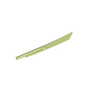 레고 부품 프로펠러 칼날 노란빛을 띠는 녹색 Yellowish Green Propeller 1 Blade 10L with Bar 6109561