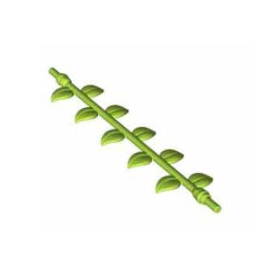 레고 부품 식물 라임색 Lime Plant Vine with Leaves 16L 6074884
