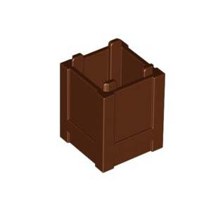 레고 부품 컨테이너 사각 통 적갈색 Reddish Brown Container Box 2 x 2 x 2 - Top Opening 4520638
