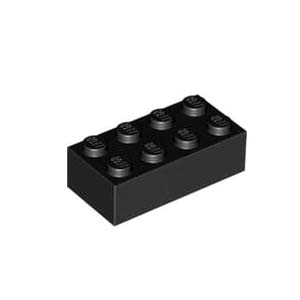 레고 부품 브릭 블럭 검정색 Black Brick 2 x 4 300126