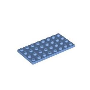 레고 부품 플레이트 미디엄 블루 Medium Blue Plate 4 x 8 4587271