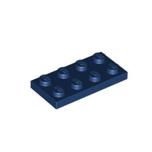 레고 부품 플레이트 다크 블루 Dark Blue Plate 2 x 4 4667595