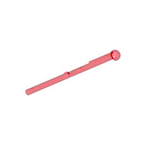레고 부품 미사일 막대기 투명 빨간색 Trans-Red Bar 8L with Round End (Spring Shooter Dart) 6054526