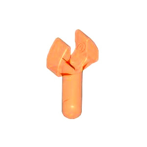 레고 부품 바 집게 모양 투명 네온 오렌지 Trans-Neon Orange Bar 1L with Clip Mechanical Claw 4289537