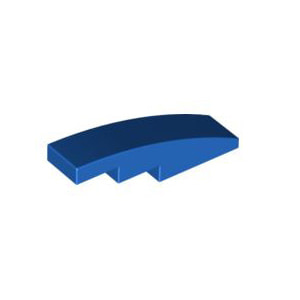 레고 부품 커브 경사 슬로프 파란색 Blue Slope Curved 4 x 1 6045938