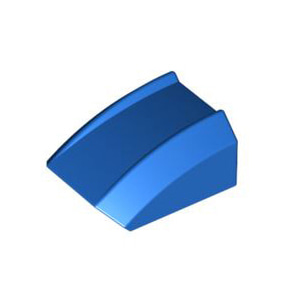레고 부품 커브 경사 슬로프 파란색 Blue Slope Curved 2 x 2 Lip 4171849
