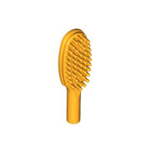 레고 부품 헤어 빗 밝은 오렌지 Bright Light Orange Minifigure, Utensil Hairbrush 4243668