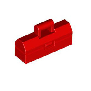 레고 부품 공구함 빨간색 Red Minifigure Utensil Toolbox 6060843