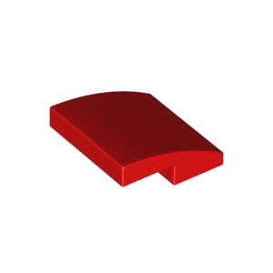 레고 부품 커브 경사 슬로프 빨간색 Red Slope, Curved 2 x 2 6105976