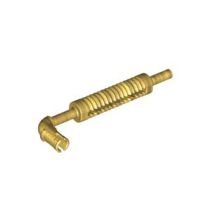 레고 탈것 부품 배기관 진주빛 골드 Pearl Gold Vehicle, Exhaust Pipe with Technic Pin, Flat End 6109580