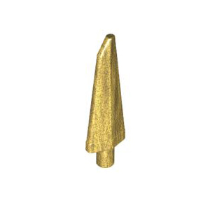 레고 부품 무기 칼날 진주빛 골드 Pearl Gold Minifigure, Weapon Sword, Spike Flexible 3.5L with Pin 4614710