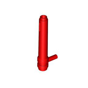 레고 부품 실린더 빨간색 Red Cylinder 1 x 5 1/2 with Handle 4565432 6195914