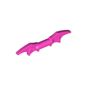 레고 부품 무기 배트맨 부메랑 다크 핑크 Dark Pink Minifigure Weapon Batman Bat-a-Rang 6175126