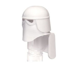 레고 부품 스타워즈 스노우트루퍼 헬멧 투구 흰색 White Minifigure, Headgear Helmet SW Snowtrooper