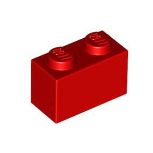 레고 부품 브릭 블럭 빨간색 Red Brick 1 x 2 300421