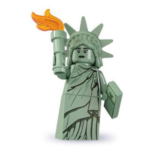8827 레고 피규어 미피 6탄 자유의 여신상 Lady Liberty Series 6