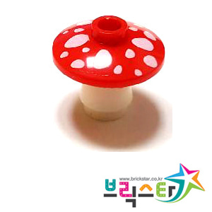 레고 부품 버섯 Red Mushroom 조립 완성품