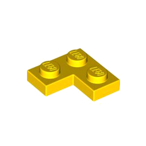 레고 부품 플레이트 코너 노란색 Yellow Plate 2 x 2 Corner 242024