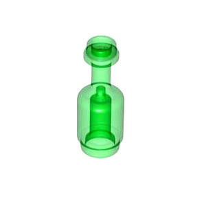 레고 부품 병 투명 녹색 Trans-Green Minifigure, Utensil Bottle 6020220