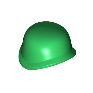 레고 부품 군인 철모 녹색 Green Minifigure, Headgear Helmet Army 4563695