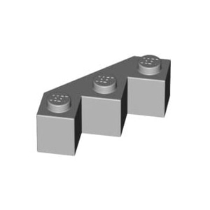 레고 부품 변형 브릭 밝은 회색 Light Bluish Gray Brick, Modified Facet 3 x 3 4211718