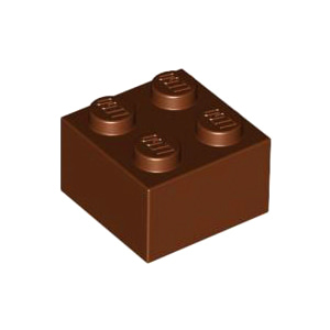 레고 부품 브릭 블럭 적갈색 Reddish Brown Brick 2 x 2 4211210