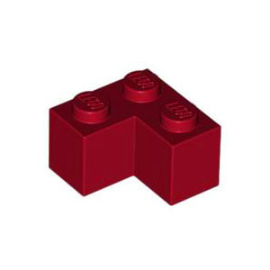 레고 부품 브릭 블럭 다크 레드 Dark Red Brick 2 x 2 Corner 4541379