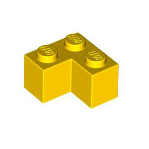 레고 부품 브릭 블럭 코너 노란색 Yellow Brick 2 x 2 Corner 235724