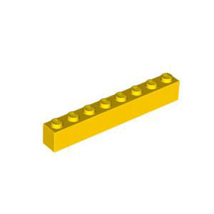 레고 부품 브릭 블럭 노란색 Yellow Brick 1 x 8 300824