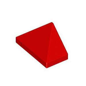 레고 부품 경사 슬로프 트리플 빨간색 Red Slope 45 2 x 1 Triple 6075074
