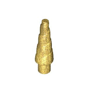 레고 부품 유니콘 뿔 진주빛 골드 Pearl Gold Horn (Unicorn) 6214208