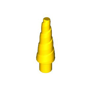 레고 부품 유니콘 뿔 노란색 Yellow Horn (Unicorn) 6223420