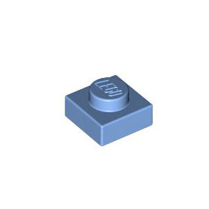 레고 부품 플레이트 미디엄 블루 Medium Blue Plate 1 x 1 4179826