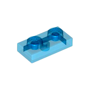 레고 부품 플레이트 투명 다크 블루 Trans Dark Blue Plate 1 x 2 4260426 6240215