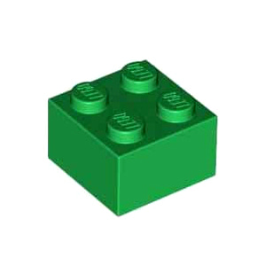 레고 부품 브릭 블럭 녹색 Green Brick 2 x 2 300328