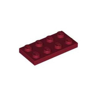 레고 부품 플레이트 다크 레드 Dark Red Plate 2 x 4 4539071