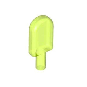 레고 부품 투명 아이스바 투명 네온 그린 Trans-Neon Green Popsicle 4568173 6216057
