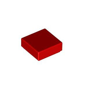 레고 부품 타일 빨간색 Red Tile 1 x 1 307021