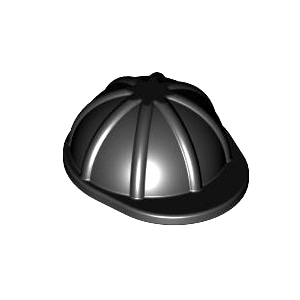 레고 부품 공사장 안전모 검정색 Black Minifigure, Headgear Helmet Construction 383326 6252777