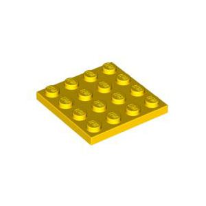 레고 부품 플레이트 노란색 Yellow Plate 4 x 4 4243817